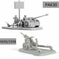 1:72 Scale PAK40 M30 Anti Tank Cannon Assembly Model Kit Building Bricks Puzzles Education Toys For Children Kids Birthday Gifts