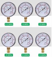 YE-60 diaphragm pressure gauge water meter column surface micro pressure gauge 5KPA 10KPA 15KPa 20KPa 25KPa 30KPa gas meter Electrical Trade Tools Tes