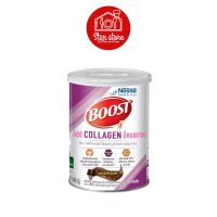 BOOST Add Collagen EXP31/01/2024สท์ แอด คอลลาเจน เครื่องดื่มผสมคอลลาเจน วิตามินและแร่ธาตุ รสดาร์กช็อกโกแล็ต 400 กรัม