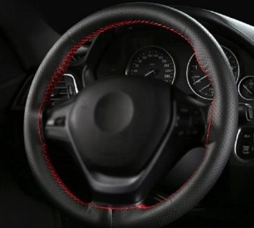 Car Steering Wheel Braid Cover Artificial Non-slip Auto Interior  Accessories Kits - 38cm 15inch - UNIVERSAL