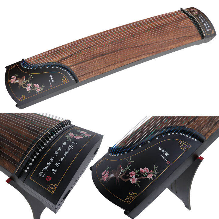 {Moon Musical} a cina Guzheng Sycamore kayu buatan tangan tradisional