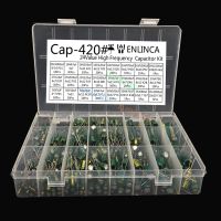 24Value Capacitor Kit 16V 25v 35V 50V 22uf 0.1uf 0.22uf 220uf 100uf 1000uf 2200uf 3300uf Aluminum Electrolytic Capacitor 420pcs