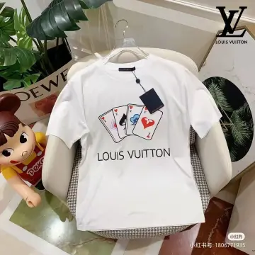 Louis Vuitton Cotton Short Sleeves Logo T-Shirts in 2023