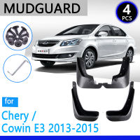 Mudguards fit for Chery E3 Cowin 2013 2014 2015 Car Accessories Mudflap Fender Auto Replacement Parts