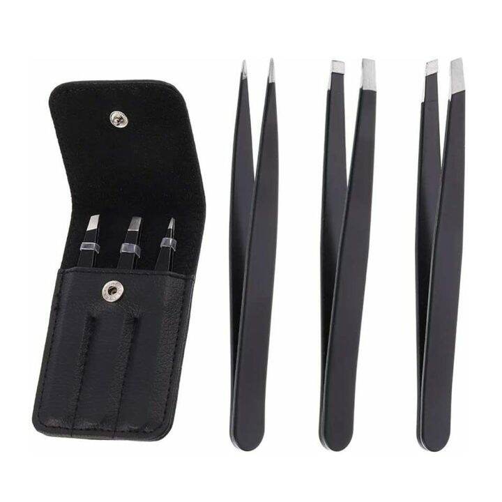 3-pcs-set-grooming-tweezer-eyelashes-eyebrow-stainless-steel-tweezers-set-with-storage-bag-makeup-tools