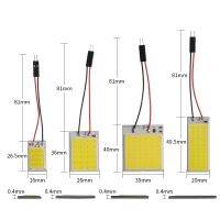 1pc T10 COB W5W LED Signal Bulbs Festoon 31mm 36mm 39mm 41/42MM  Car Interior Reading Lights Dome License Plate Lamp White 12V Ceiling Lights