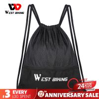 WEST BIKING Outdoor Sport Drawstring Bags Helmet Basketball Backpack Gym Climbing Cycling Travel Hiking Bicycle Accessories