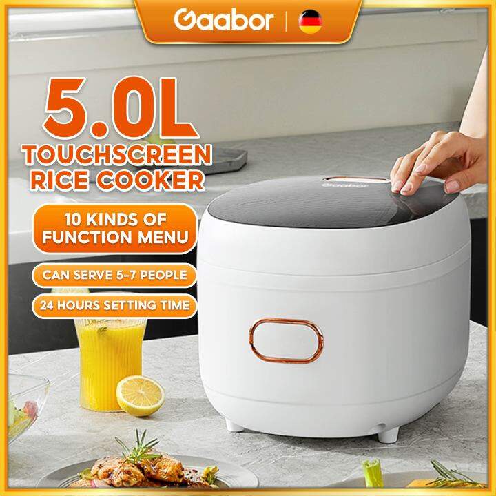 Gaabor 5L Capacity Nonstick Sugar Leaching Technology Rice Cooker