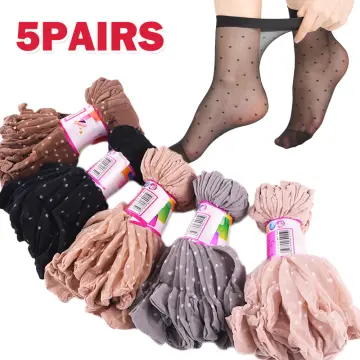 Summer Socks Transparent Ultrathin Women Crystal Silk Sock