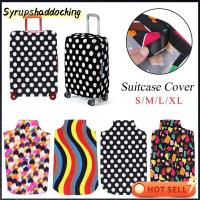 SYRUPSHADDOCKING สีสันสดใส ป้องกันรอยขีดข่วน กระเป๋าเดินทาง อุปกรณ์ป้องกันสัมภาระ ผ้าคลุมกระเป๋าเดินทาง กระเป๋าลาก กระเป๋าใส่รถเข็นท่องเที่ยว