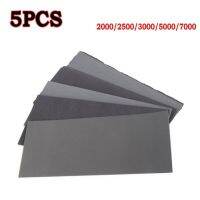 5pcs 230*93mm Sandpaper Soft Paper Base 2000 2500 3000 5000 7000Grit Wet And Dry Sanding Paper Water/Dry Abrasive SandPapers Cleaning Tools