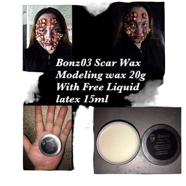 Scar Wax Modeling Wax For Sfx Makeup 20g With Free Liquid Latex Lazada PH
