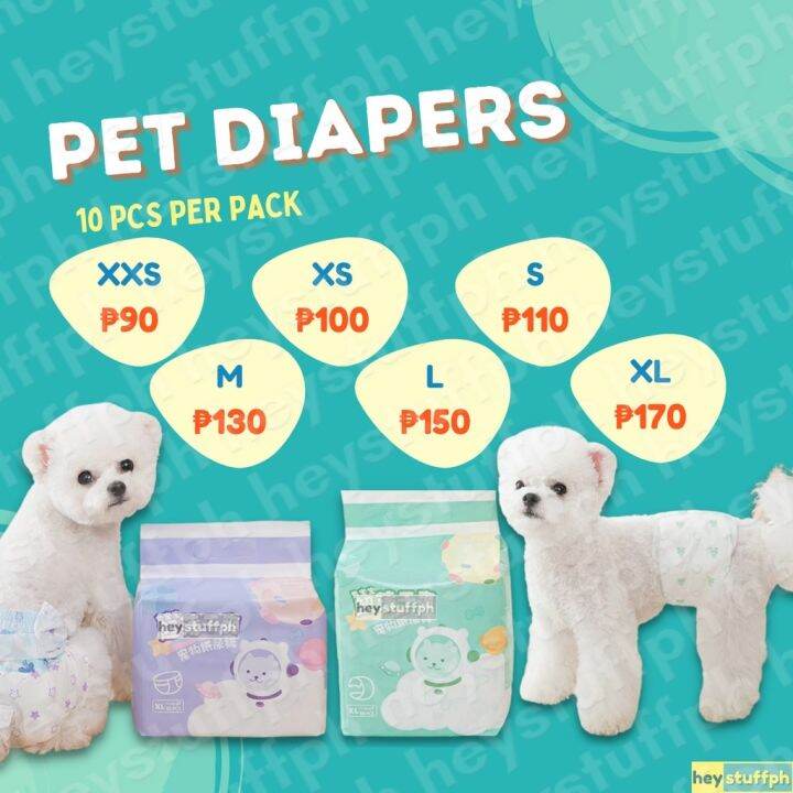 NORMA PET STORE Pet Diaper Dog Diaper Male Dog Female Dog Belly Wrap Full Wrap (10 pcs per pack