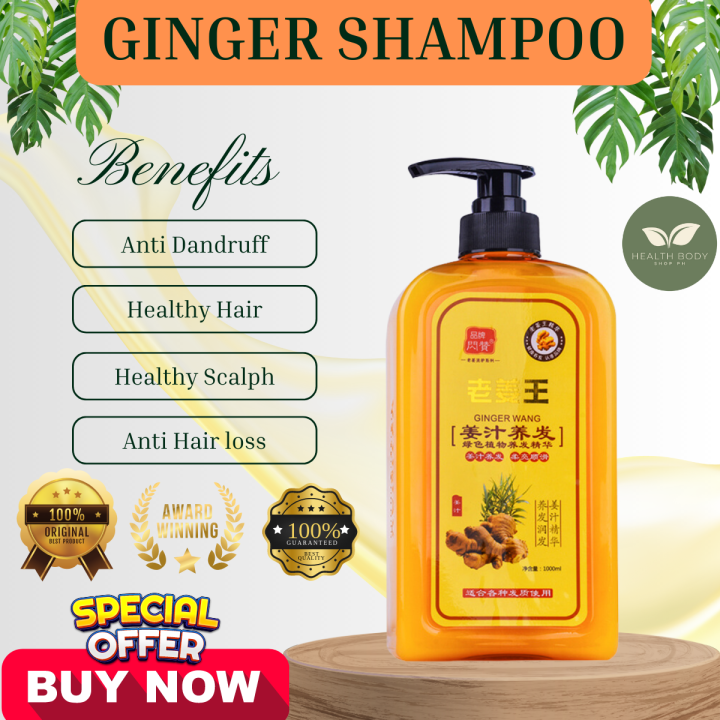 Authentic Ginger Shampoo hair grower hair growth shampoo good for hair