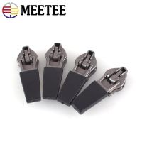 10Pcs Meetee 3 5 Zipper Puller Slider for Waterproof Invisible Nylon Zippers Reverse Decorative Zip Head Sewing Accessories