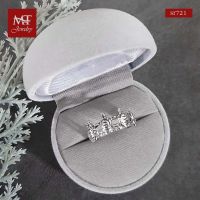 MT แหวนเงินแท้ ลายเต่า 5 ตัว งานรมดำ ไซส์: 52, 53, 56 Solid 925 Sterling Silver Ring (sr721) MT Jewelry มณีธารา