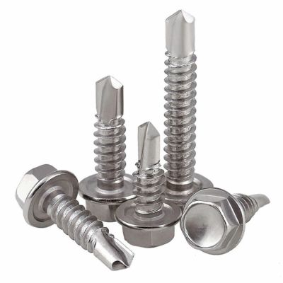 10/20/50pcs 410 stainless steel outer hexagon self-drilling screw tapping self-drilling screw