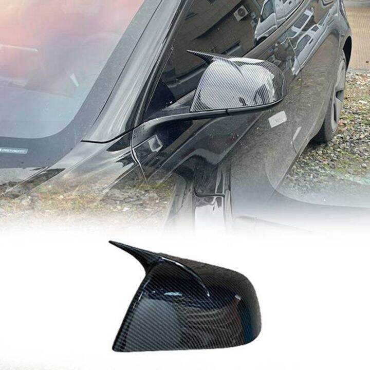 modified-ox-horn-rearview-mirror-cover-case-for-tesla-3-2017-2022-replacement-mirror-shell-caps-car-styling