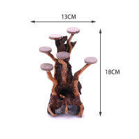 1PC Aquarium Fish Tank Landscaping Wooden Splicing Small Tree Scenery Ornaments DIY Material Accessories