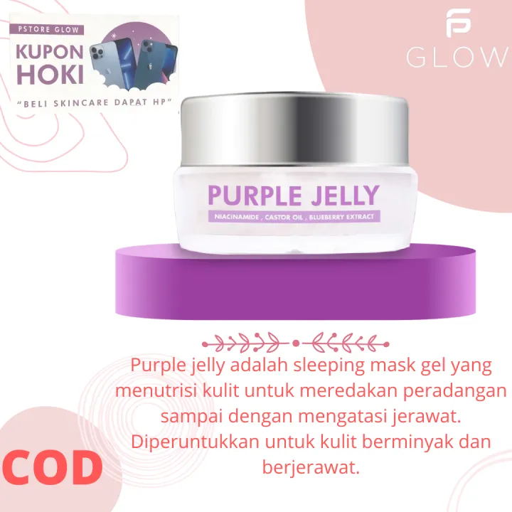 Repentance Thriller Zoom in Purple Jelly PS GLOW Serum Wajah PS Store Glow free Kupon Undian iPhone 13  | Lazada Indonesia