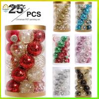 VHGG 25pcs Xmas Decorations Christmas Tree Balls 25pcs Balls Christmas Ball Ornaments Plastics Xmas Tree Hanging Decorations Christmas Tree