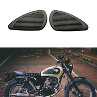 ۩✗﹉ 2pcs Motorcycle Vintage Gas Tank Traction Pad Side Fuel Knee Protector Sticker Universal