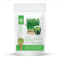 ?Super Foods?ผงใบอ่อนข้าวบาร์เลย์ 200g คุณณภาพพรีเมี่ยม  Organic Barley Grass Powder Feaga Life 200 g