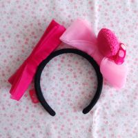 ที่คาดผม คิตตี้ (Hello Kitty hair band) โบว์สีชมพู Universal Studio Japan ของแท้