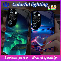 MG Call Lighting แก้ว LED สำหรับ iPhone เคสโทรศัพท์14Promax 14Plus 13 13Pro 13Promax 12ProMax 11สำหรับไอโฟนเคสโทรศัพท์7Plus 8Plus XR XS X XSMAX 11ProMax 11pro 12 12pro 7 8ไฟสีสันสดใส