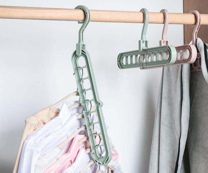 multipurpose-magic-clothes-hanger-household-portable-folding-drying-rack-rotatable-laundry-rack