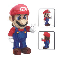 LP 200549 Italian Plumber Mario Small Particle Building Block Set 2250 Pieces