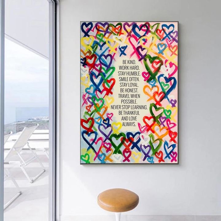 modern-be-kind-and-love-always-canvas-painting-colorful-posters-and-prints-wall-art-pictures-for-living-room-wall-decor-cuadros