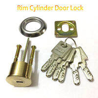 Universal Lock Line Shaped 6Keys Night Latch Bolt Br เปลี่ยนทองแดงรอบโปรไฟล์ขอบกระบอกเรียงรายล็อคประตู