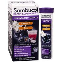 [ เอลเดอร์เบอร์รี่ ] Sambucol , Black Elderberry x 15 เม็ดฟู่ (Effervescent Tablets)