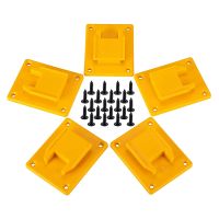 5 Pieces Power Tool Mount Holders for DeWalt 20V,12V Drill,Also for M18 Drill,Hanger (Yellow)