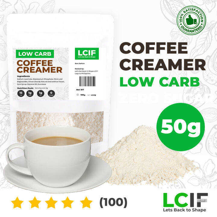 Low Carb Coffee Creamer 50g Coffee Creamer LCIF Lets Back To Shape