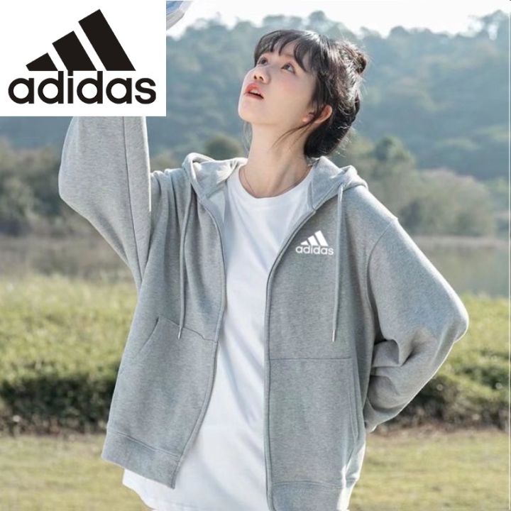 yii8yic-stock-m-5xl-45-115kg-adidas-เสื้อฮู้ดอาดิดาส-ไซส์ใหญ่-ผู้ชาย-แขนยาว-เสื้อฮู้ด-เสื้อกันหนาว-ซิปหน้า-มีเชือก-หลวมๆ