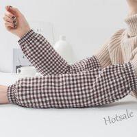 【hot sale】☜☫◆ D13 Plaid Oversleeves Housework Cleaning Painting Antifouling Long Arm Sleeves