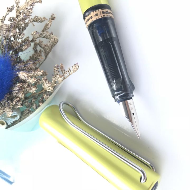 in-stock-gg-germany-made-lamy-lingmei-stellar-series-fountain-pen-ink-bright-gold-electric-green-nib-gift-box