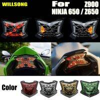 For Kawasaki Z900 Z650 ninja650 LED Rear Tail Brake Light Turn Signal Integrated Back Lamp Motorcycle Accessories Lighting