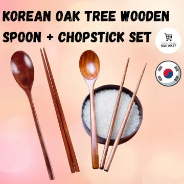 Wooden Spoon Chopsticks Sets Korean Dinnerware Combinations