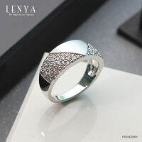 Lenya Jewelry แหวนเงินแท้ 925 ประดับอัญมณี ดีไซน์สุดคลาสิค เหมาะสำหรับสวมใส่กับเสื้อผ้าทุกชุดทุกสไตล์