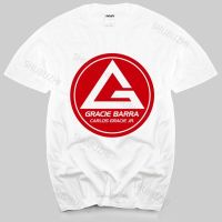 2023NewGracie Barra Carlos GR brazilian jiu jitsu t-shirt compression t shirt summer fashion t-shirt men cotton tops boys gifts