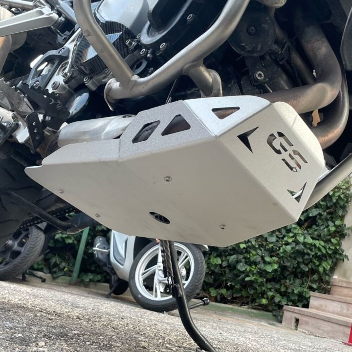 แผ่นกันลื่นรถจักรยานยนต์แผ่นกันป้องกันเครื่องยนต์ล่างโดรนสำหรับ-bmw-f750gs-f850gs-adv-2018-2021-f750-f850-gs