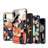 Anime Haikyuu อ่อนนุ่ม เคสโทรศัพท์ หรับ Xiaomi Redmi Note 11 9T 10C 10S 11I 12 11T 10 Max Pro Black ปก