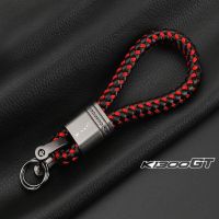 For BMW K1300GT k1300-GT 2008-2022 k1300gt Accessories Custom Motorcycle Braided Rope Keychain Metal Keyring