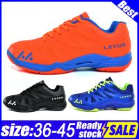 Lefus Badminton Shoes Professional Training Shoes Mens Running Shoes Breathable Hard-Wearing Anti-Slippery Shoes Sports Sneakers