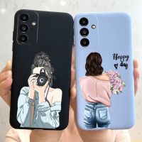 เคส M13 Samsung Galaxy เคสโทรศัพท์ SM-M135F 6.6 ลายการ์ตูนเด็กผู้หญิงน่ารักซิลิโคนนิ่มสำหรับ Samsung M13ม. 13 GalaxyM13กระเป๋า