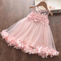 Girls Dress 2022 New Summer Princess Dress Elegant Lace Half Sleeve Costumes Party Dresses Children Clothing 3 7Y