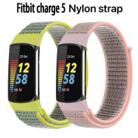 卍 Pasek do Fitbit Charge 5 akcesoria do inteligentnego zegarka sport nylonowa bransoletka okrągła opaska Correa Pulsera do fitbit Charge 5 Band